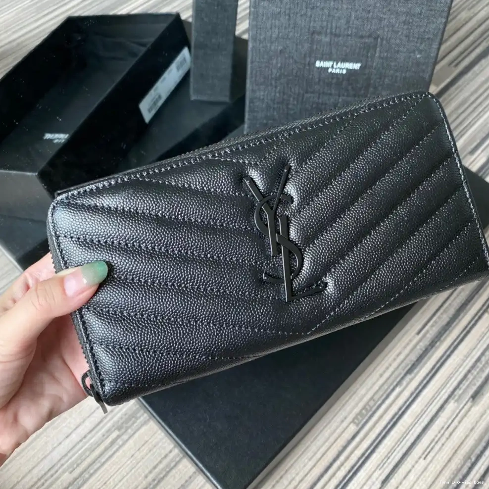 Tony Luxuries YSL ZIPPY WALLET MONOGRAM 0630